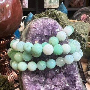 Chrysoprase 8 mm bracelet